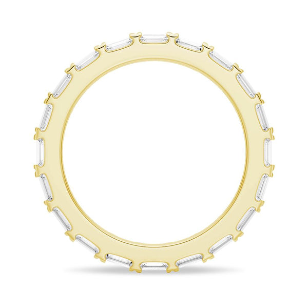 1.2 CT. Slim Baguette Moissanite Stackable Band