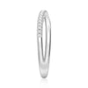 Petite Twisted Band Sterling Silver Wedding Band