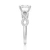 1.5 CT. Twisted Band Princess Cut Moissanite Engagement Ring