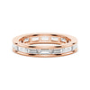 3.21 CT. Channel Set Baguette Cut Moissanite Wedding Eternity Band