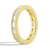 3.21 CT. Channel Set Baguette Cut Moissanite Wedding Eternity Band