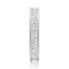 2.48 CT. Channel Set Princess Cut Moissanite Eternity Wedding Band