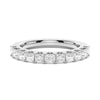 Oval Solitaire Hidden Halo Moissanite Ring Set with Matching Stacking Band