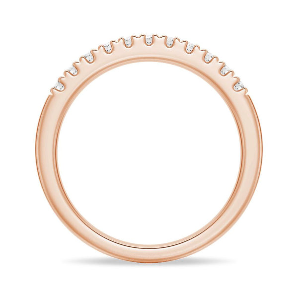 Classic Round Cut Moissanite Wedding Band