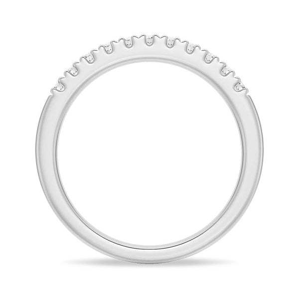 Classic Round Cut Moissanite Wedding Band