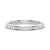 Round Moissanite Channel Set Eternity Band
