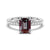 2 CT. Four Prong Emerald Cut Alexandrite Engagement Ring