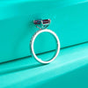 2 CT. Four Prong Emerald Cut Alexandrite Engagement Ring