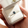 2 CT. Four Prong Emerald Cut Alexandrite Engagement Ring