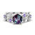 2 CT Vintage Hexagon Cut Alexandrite Engagement Ring With Amethyst