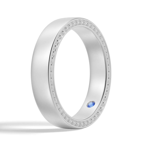 Unique Cinderella Staircase Princess Cut Moissanite Couple's Ring Set with Men's Wedding Band