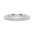 Classic French Pave Moissanite Anniversary Band