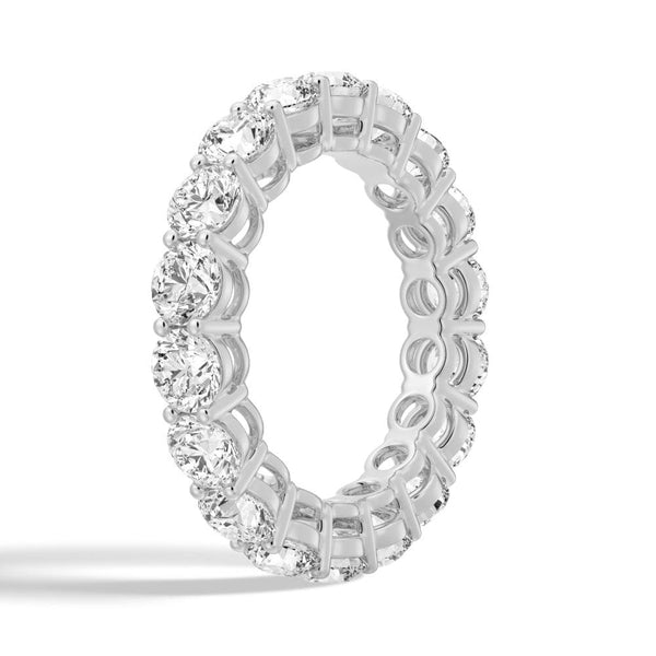 5.4 CT. Shared Prong Round Moissanite Eternity Band