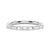7 Stone Baguette Cut Moissanite Wedding Band