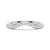 French Pave Petite Moissanite Wedding Band