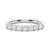 3mm 7 Stone French Pave Moissanite Wedding Band