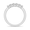 3mm 5 Stone Shared Prong Moissanite Anniversary Band
