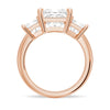 Princess Cut Three Stone Moissanite Engagement Ring