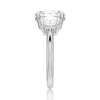 Oval Cut Three Stone Moissanite Engagement Ring