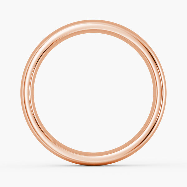 6mm High Polished Finish Comfort Fit Men's Wedding Band