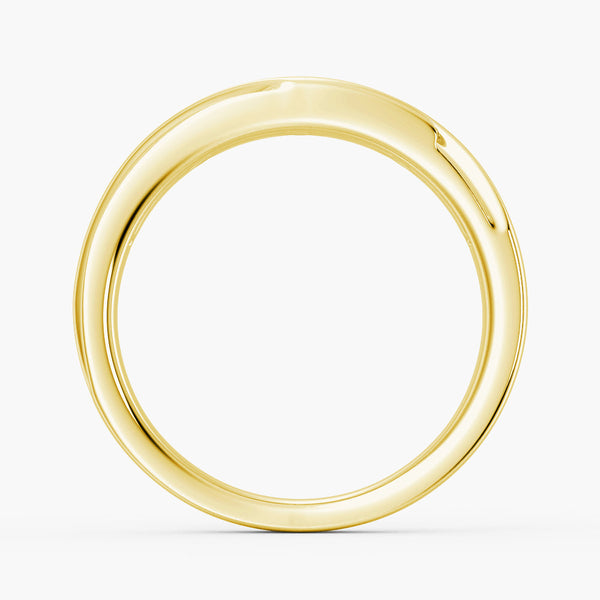 6.5mm Moissanite Men's Wedding Band