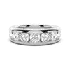 Princess Cut Split Shank Halo Moissanite Couple's Ring Set with Men's Wedding Band