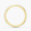 6mm Minimalist Two Tone Men's Wedding Band