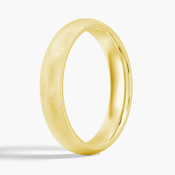 6mm Classic Matte Finish Men's Wedding Band