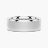 8mm Classic High Polished Flat Surface Men's Wedding Band