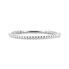 Celestial Compass And Princess Lab Diamond Stacking Rings with Beaded Accent Band
