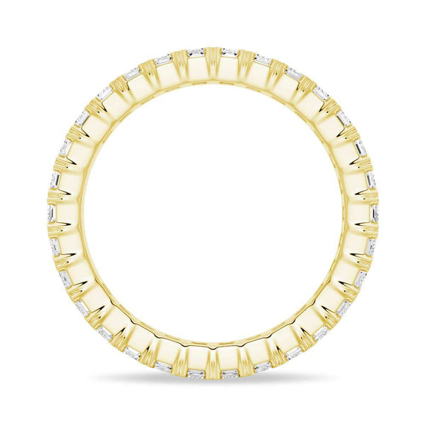 4.6ctw. Emerald Cut Moissanite Eternity Band