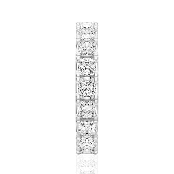 5ctw. Princess Cut Moissanite Eternity Band