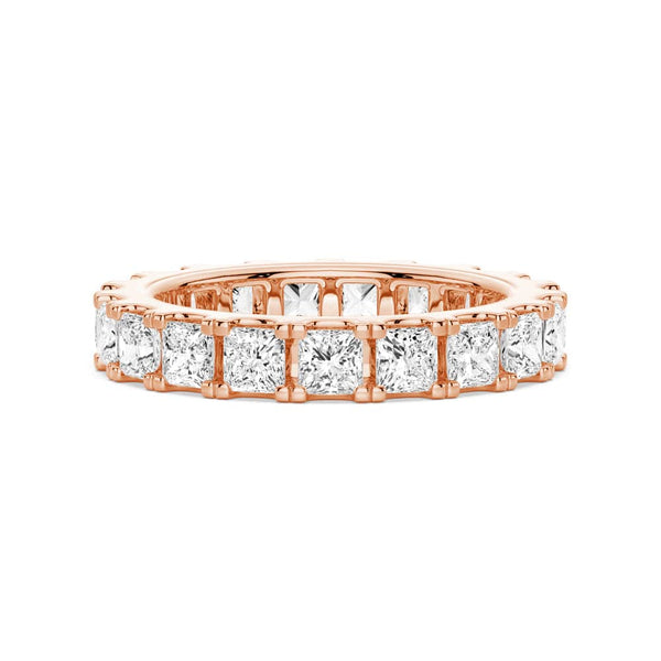 5ctw. Princess Cut Moissanite Eternity Band