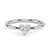 Petite Heart Shaped Lab Grown Diamond Promise Ring
