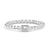 Emerald Cut Lab Grown Diamond Rope Promise Ring