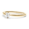 Petite Round Cut Lab Grown Diamond Solitaire Promise Ring