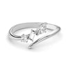 Mixed Cut Three Stone Lab Grown Diamond Promise Ring