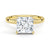 Classic Solitaire Princess Cut Moissanite Engagement Ring