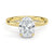 Classic Solitaire Oval Cut Moissanite Engagement Ring