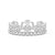 Lab Grown Diamond Crown Promise Ring