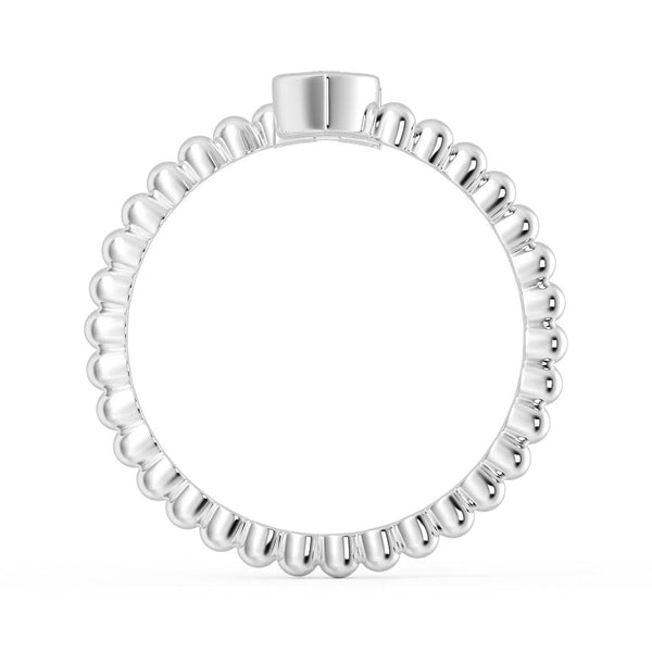 Lab Grown Diamond Personalized Initial Promise Ring