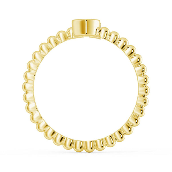 Lab Grown Diamond Personalized Initial Promise Ring