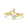 Lab Grown Diamond Personalized Initial Promise Ring