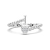 Lab Grown Diamond Personalized Initial Promise Ring