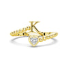 Lab Grown Diamond Personalized Initial Promise Ring