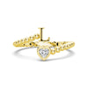 Lab Grown Diamond Personalized Initial Promise Ring