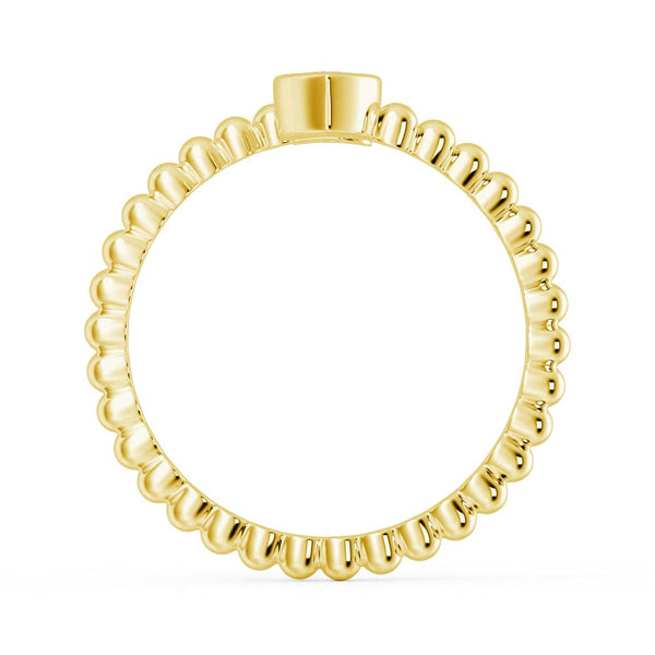 Lab Grown Diamond Personalized Initial Promise Ring