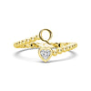 Lab Grown Diamond Personalized Initial Promise Ring