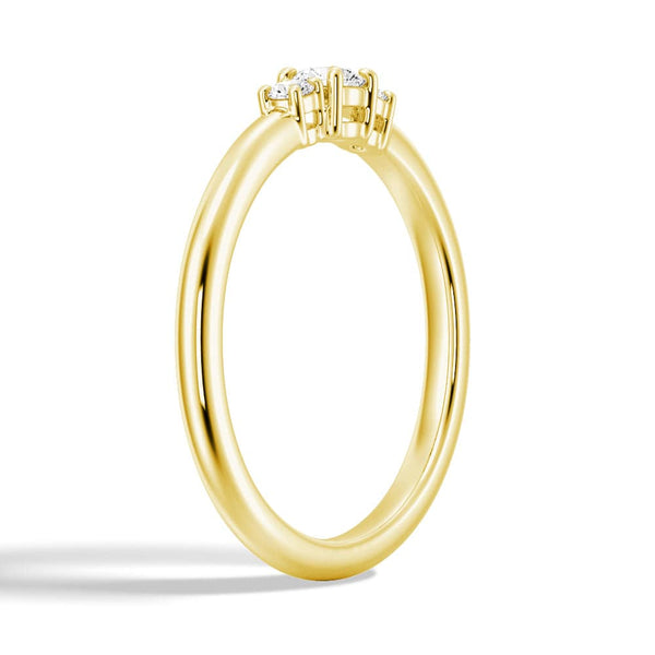 True Love Lab Grown Diamond Three Stone Promise Ring