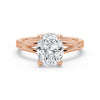 Classic Oval Solitaire Engagement Ring with Split Shank